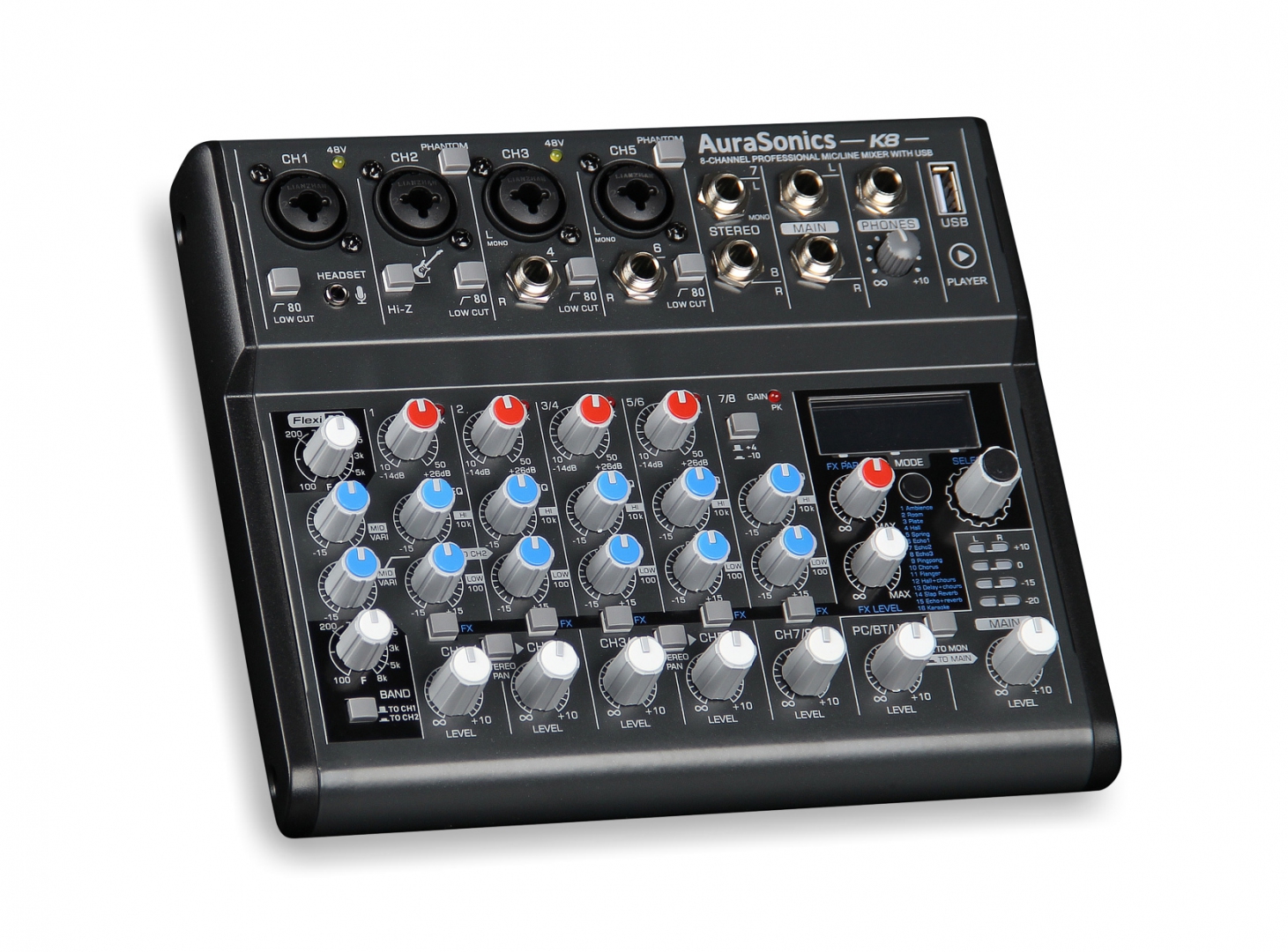 AuraSonics K8 компактный микшерный пульт в Кировской области