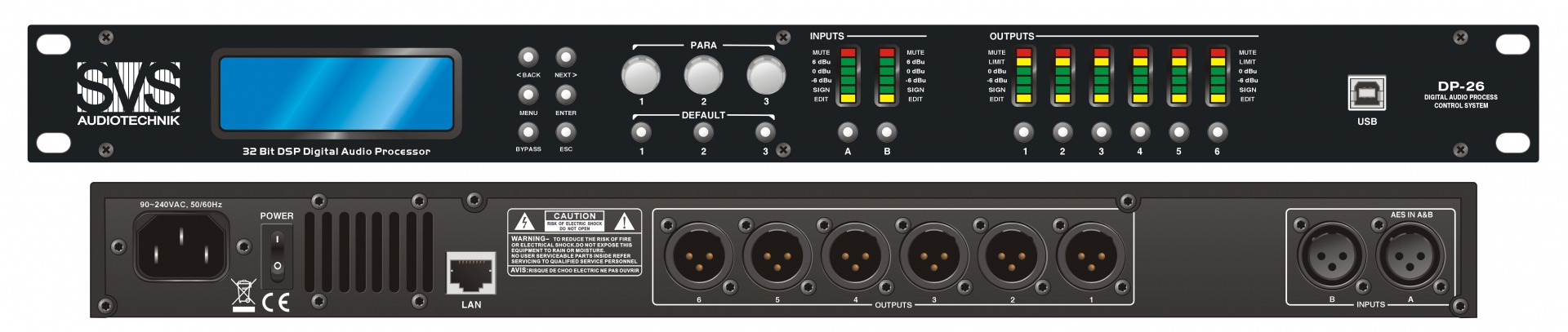 SVS Audiotechnik DP-26 Цифровой процессор: 2 входа 6 выходов в Кировской области