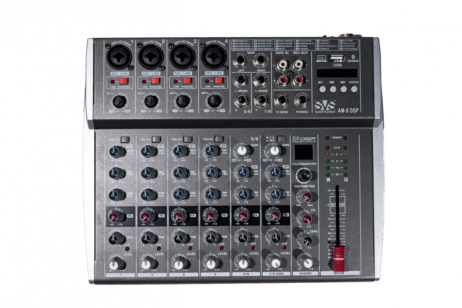 SVS Audiotechnik mixers AM-8 DSP Микшерный пульт аналоговый, 8-канальный в Кировской области